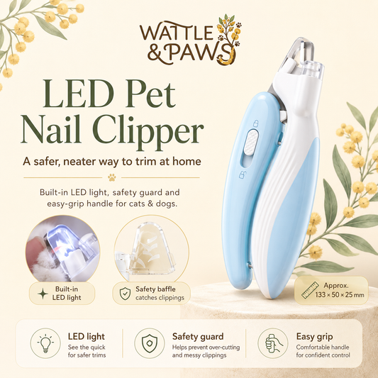LED pet nail clipper product overview