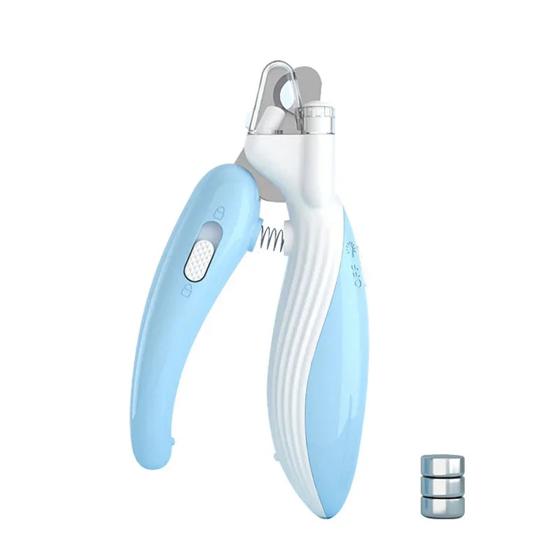 Pink LED pet nail clipper