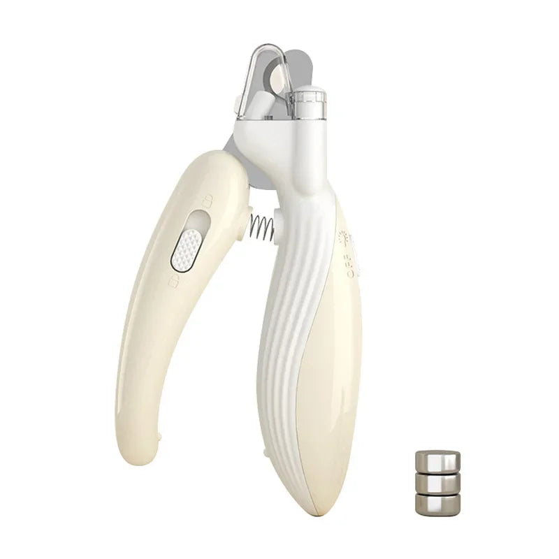 Blue LED pet nail clipper